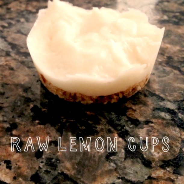 Raw Lemon Cups