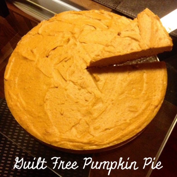 Guilt Free Pumpkin Pie